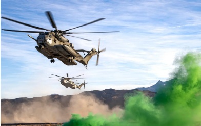 美国一军用直升机坠毁 5名海军陆战队成员下落不明