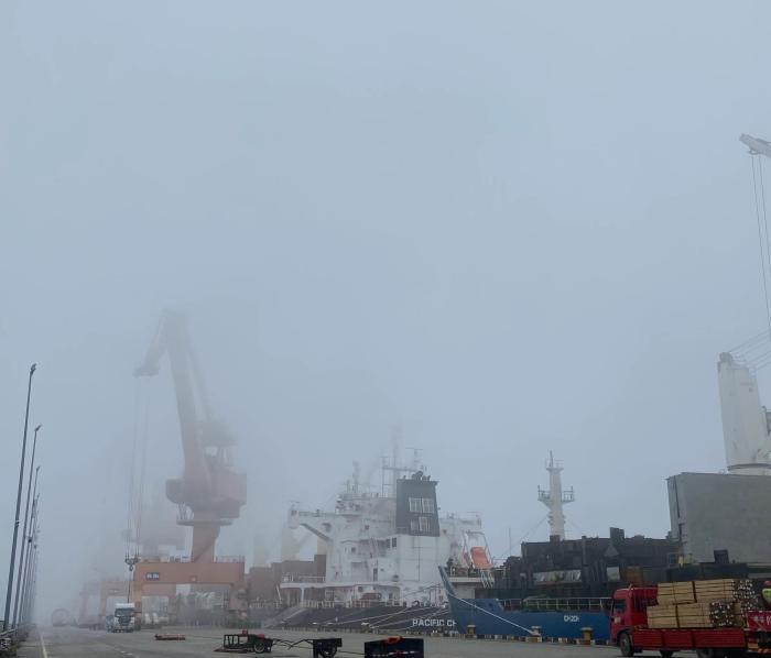 大雾致长江口近30艘次国际航船出入境受阻