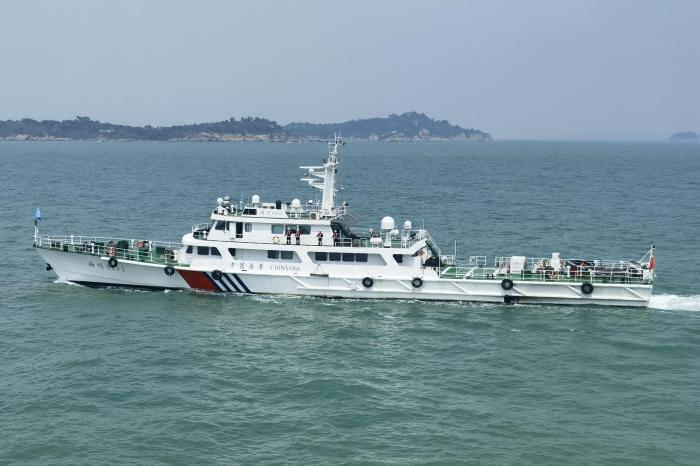 大陆海事部门在台湾海峡西侧水域开展联合巡航