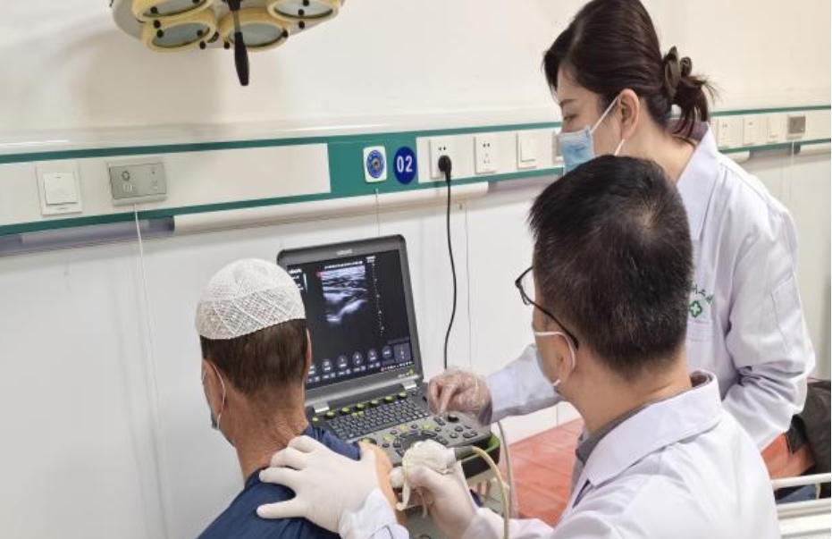 山东援青：海北州第二人民医院开展首例超声可视化肩周炎注射治疗