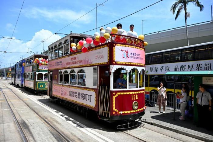 香港電車公司推出系列活動 慶祝“叮叮車”駛過120周年