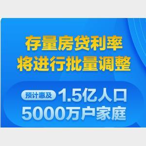 新華鮮報｜惠及5000萬戶家庭，存量房貸利率下調！