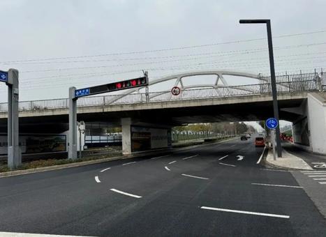 北京通濟路丁各莊橋下堵點改造完成