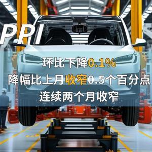 權威數讀｜10月份CPI同比漲幅略有回落 PPI環比降幅明顯收窄