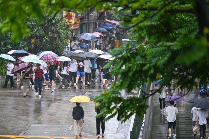 我國中東部地區有大范圍降水天氣 臺風“桃芝”向海南島東部海面靠近