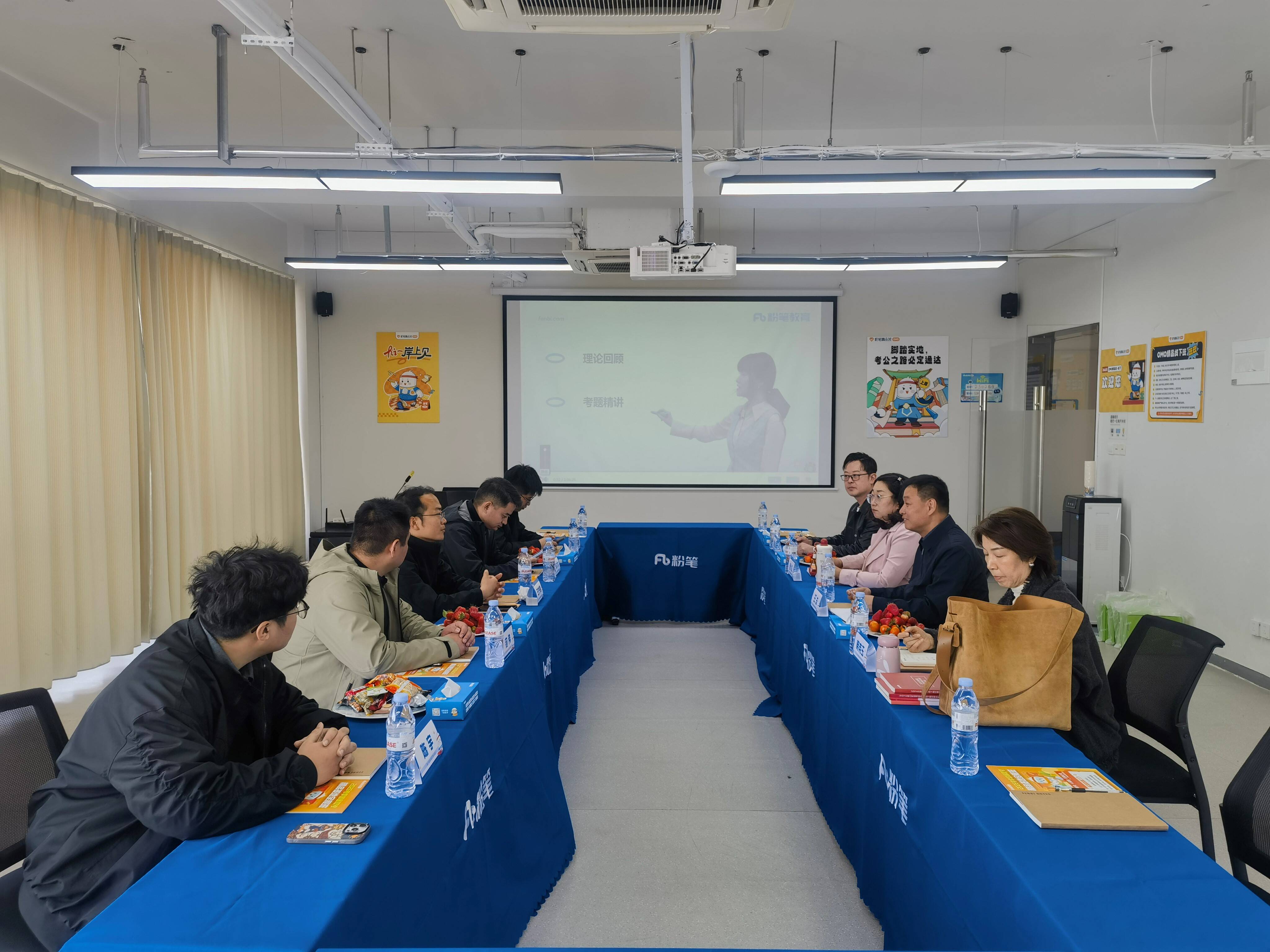 走访企业深交流 深化合作共育人——新闻传播系赴粉笔科技山东分校走访交流