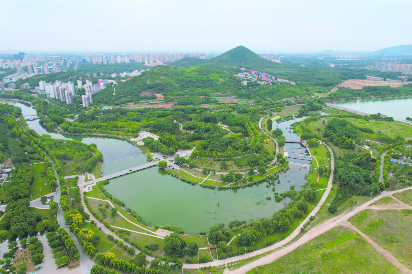 邹平水清岸绿生态好河畅景美悦人心