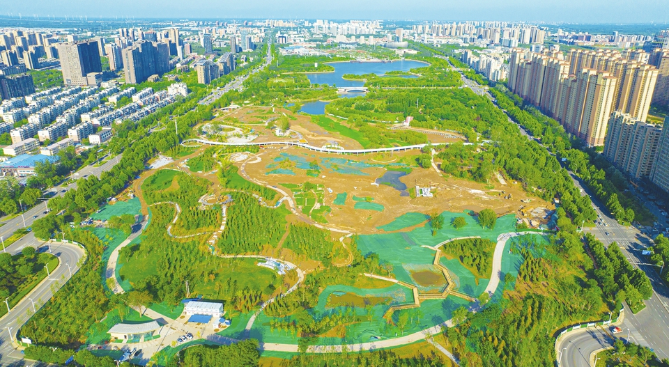 德州长河公园续建项目年底竣工