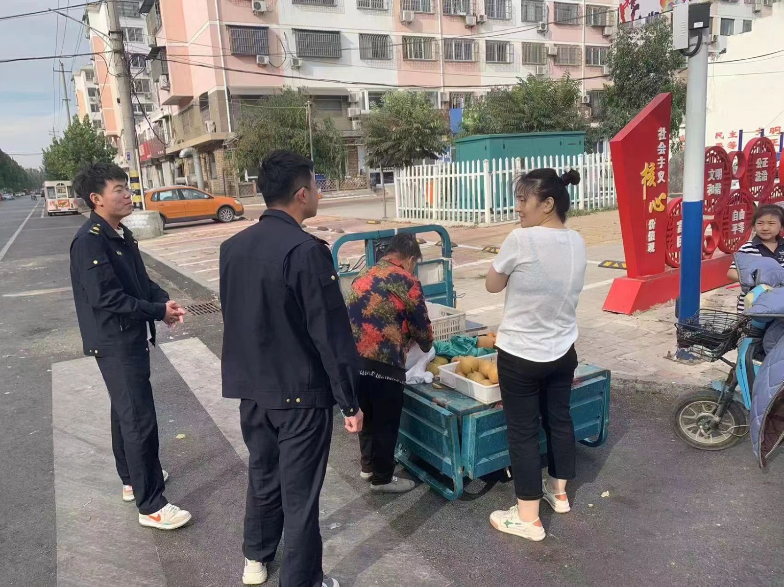 医院门前