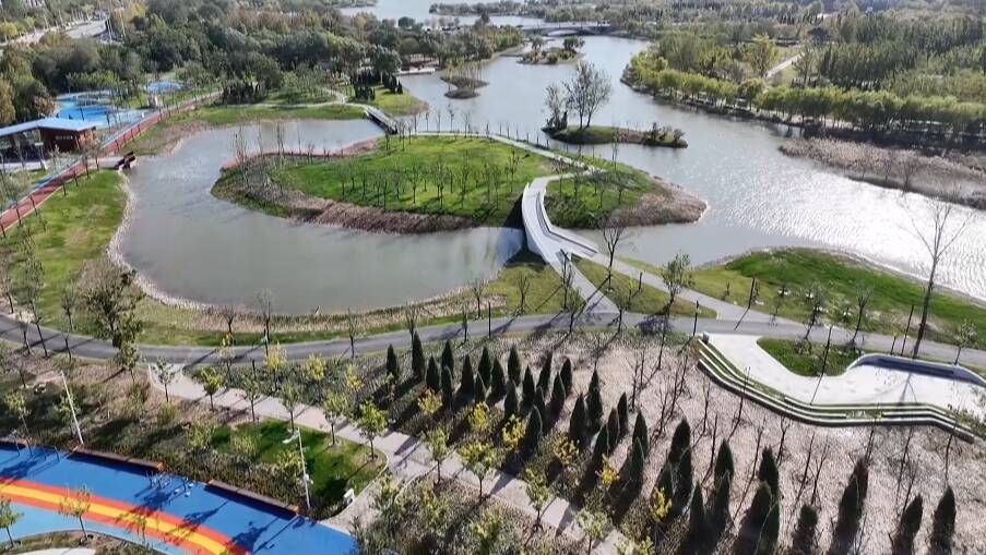 20余处高颜值亮点邀市民打卡德州市长河公园新园区开园迎客