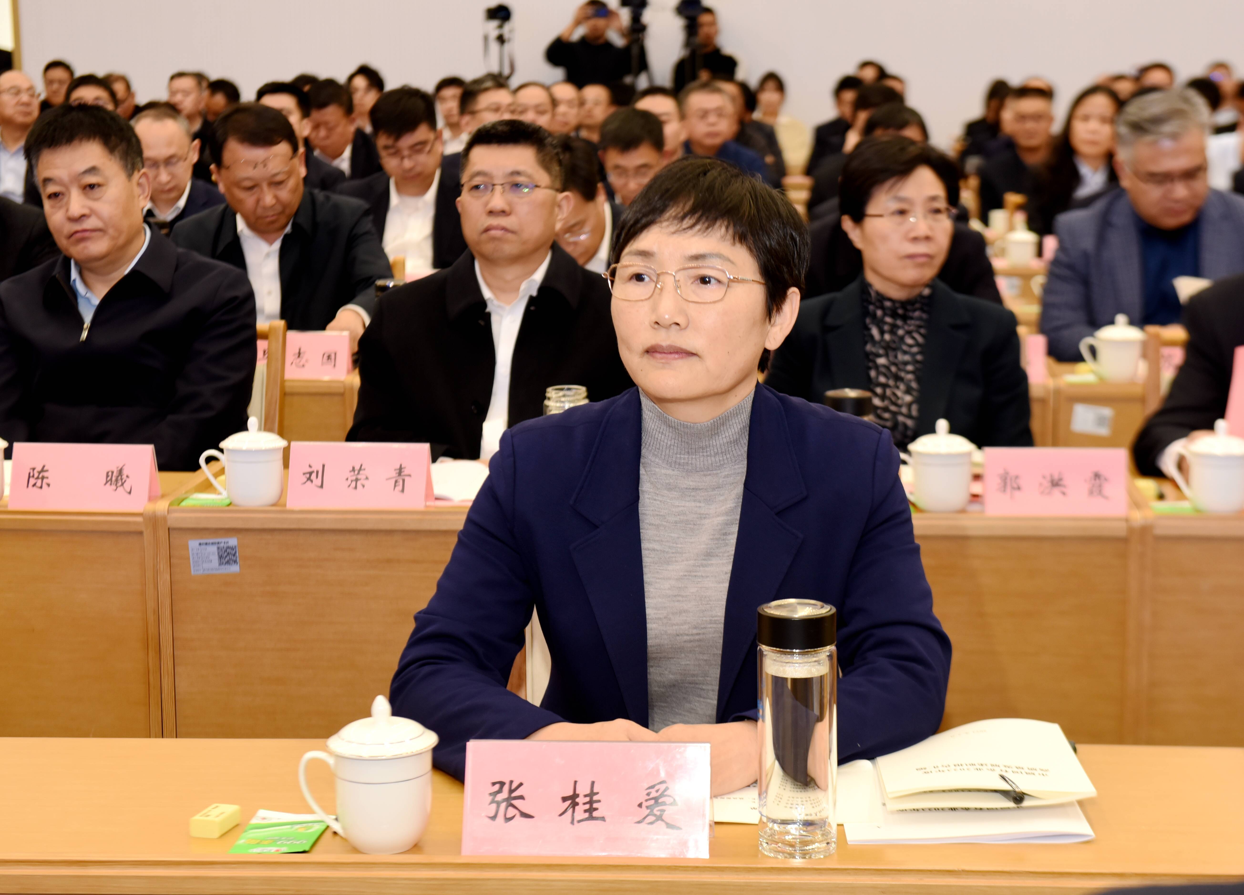 市领导宿胜,张桂爱,辛志才参加活动.