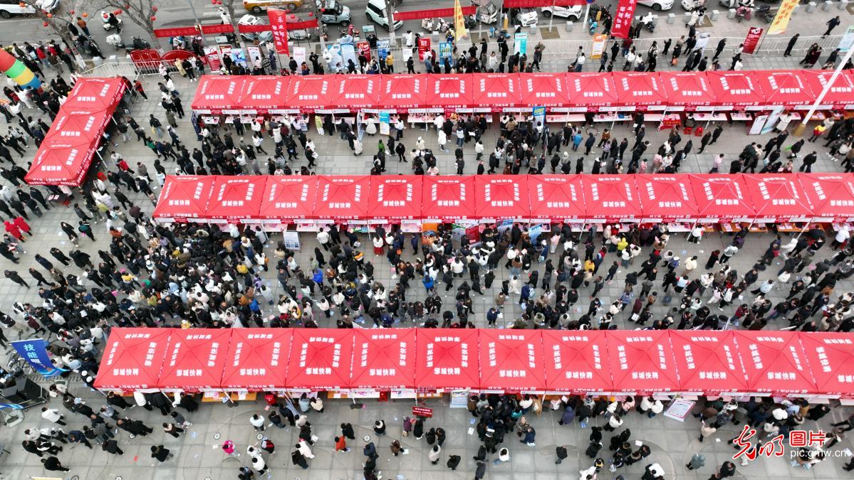 【新春走基层】春风送岗暖人心 精准对接稳就业 【新春走基层】春风送岗暖人心 精准对接稳就业