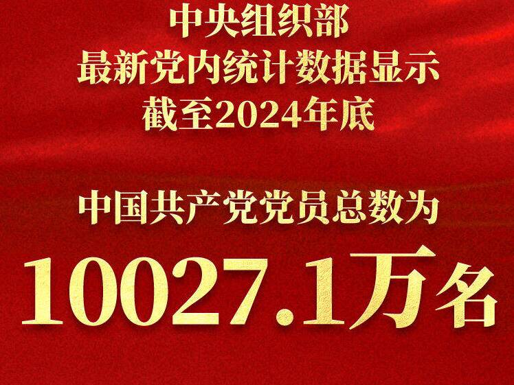 中国共产党党内统计公报：党员总数超1亿名