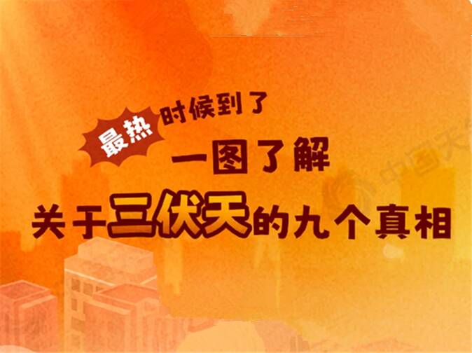 今日入伏！今年三伏仅30天会更凉快吗？一图了解9个真相